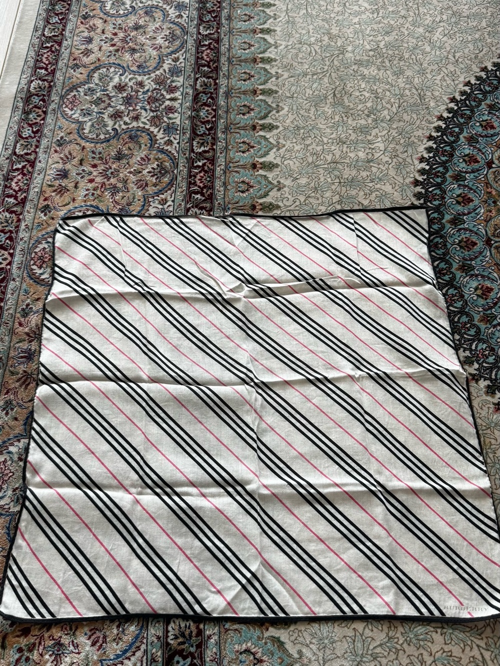 Authentic Burberry Vintage Scarf — 100% Cotton